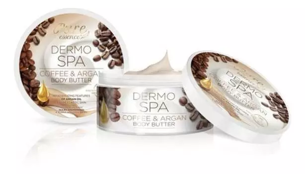 Масло для тела DERMO SPA KAWA - Аромат жареного кофе с аргановым маслом, 200 мл Pure Essence