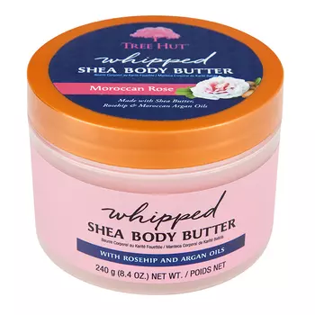 Масло для тела whipped body butter moroccan rose Tree Hut, вес 240 гр.