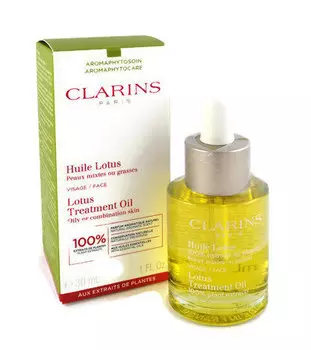 Масло для ухода за лицом, 30 мл Clarins, Face Treatment Oil Lotus