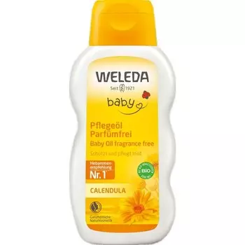 Масло для ухода за ребенком Календула без отдушек Weleda, 200 ml