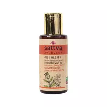 Масло для укрепления волосяных фолликулов 100мл Sattva, Ayurveda Maha Bhringraj Strengthening Oil