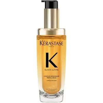 Масло для волос Kerastase Elixir Ultime питает тусклые волосы, укрепляет и защищает волосы от жары с маслом арганы и камелии L'Huile Originale 75 мл Krastase