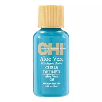 Масло для волос с алоэ вера для придания объема кудрям CHI, 15 мл