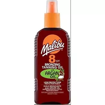 Масло для загара SPF 8 с бронзирующим эффектом и аргановым маслом 0,21 кг Malibu