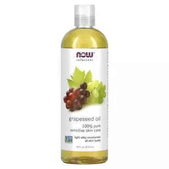 Масло из виноградных косточек NOW Foods Solutions, 473 мл