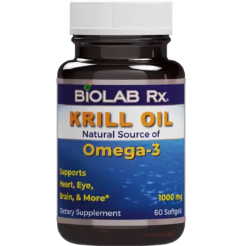 Масло криля BIOLAB Rx Krill Oil 1000 мг, 60 капсул