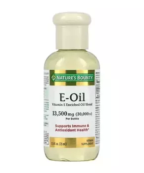 Масло с витамином Е, 13 500 мг (30 000 МЕ), 2,5 жидких унции (75 мл) Nature's Bounty