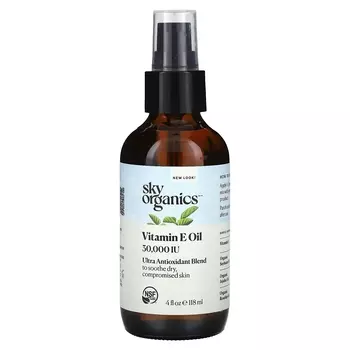 Масло с витамином Е Sky Organics, 30 000 МЕ, 118 мл