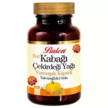 Масло семян тыквы Balen 1380 мг, 100 капсул