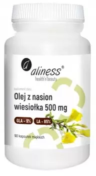 Масло семян вечерней примулы 500 мг х 90 капсул, Aliness MedicaLine