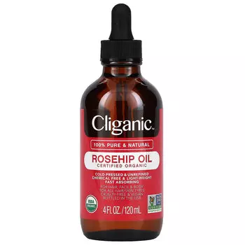 Масло шиповника Cliganic, 120 мл
