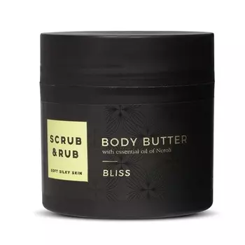Масло-скраб для тела Bliss с маслом нероли, маслом какао и кокосовым маслом 200 мл, Scrub Rub