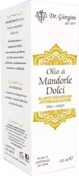 Масло сладкого миндаля 125 мл Растительные продукты Dr. Giorgini