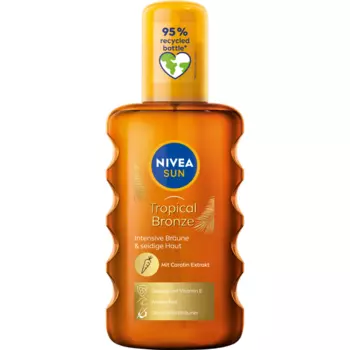 Масло-спрей для загара с каротином, 200 мл Nivea Sun tropical bronze