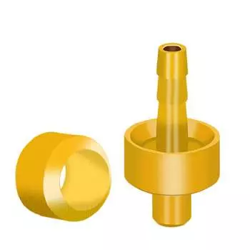 Масляная емкость LeBycle HOPE, универсальный комплект соединений масляных трубок Hope, масляная игла, оливковая головка, пятипроводной суппорт корпуса TECH3 V4 E4 X2 (закрытая масляная игла + набор оливок, 1 комплект)