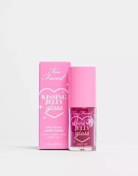 Масляный блеск для губ Too Faced Kissing Jelly малинового цвета Too Faced Cosmetics