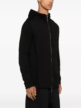 Masnada худи с необработанными краями, черный