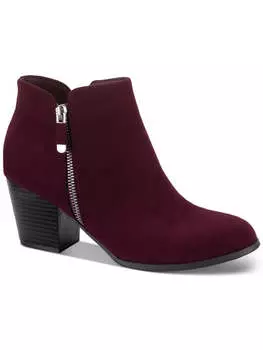 Masrinaaf женские ботильоны на молнии с блочным каблуком Style & Co., цвет berry micro