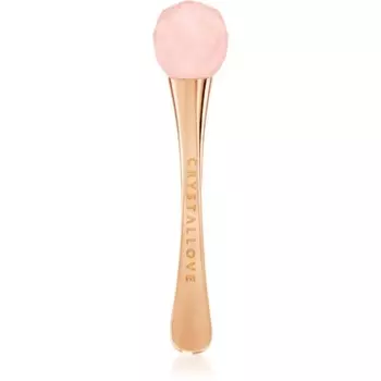 Массажер для глаз из кристаллизованного розового кварца 3D - 1 шт. Crystallove