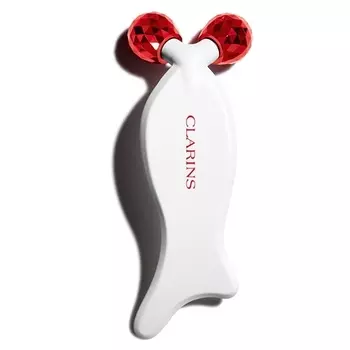 Массажер для лица Clarins Beauty Flash Roller 2-в-1 для лимфодренажного и скульптурного моделирования лица