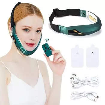 Массажер для лица Hold Young V Facial Remote Control, зеленый