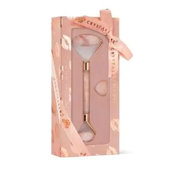 Массажер для лица из розового кварца SELFLOVE набор CRYSTALLOVE