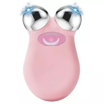 Массажер для лица Xiaowri Microcurrent Face, розовый