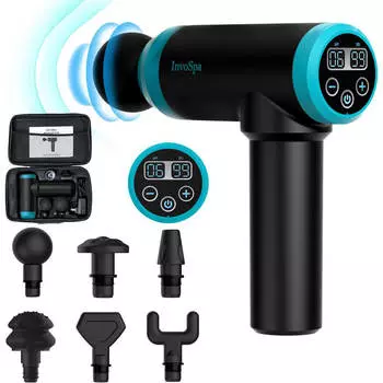 Массажер InvoSpa Muscle, черный/синий