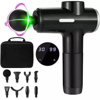 Массажер Kupaky Percussion Deep Tissue, черный