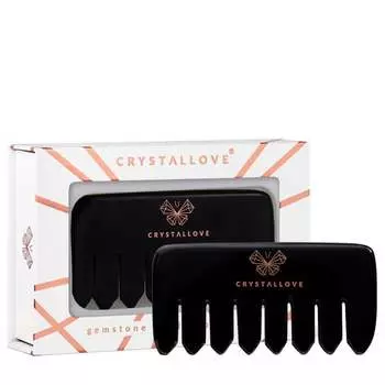 Массажная расческа из обсидиана Crystallove