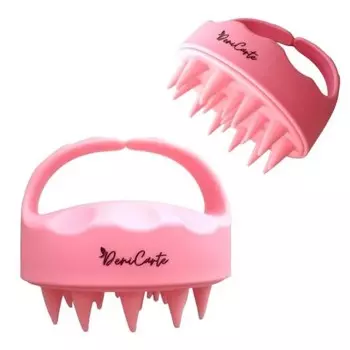 Массажная щетка для мытья волос на голове Deni Carte
