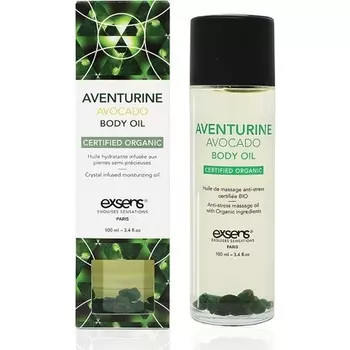 Массажное масло, 100 мл - цвет авокадо, Exsens