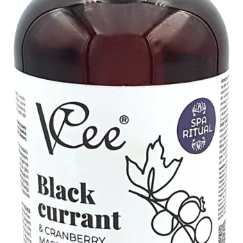 Массажное масло, 200 мл Vcee Czarna porzeczka i urawina