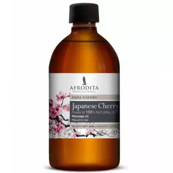 Массажное масло со вкусом японской вишни, 500мл Afrodita