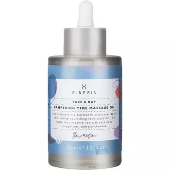 Массажное масло Take A Napmpering Time, 3,2 унции, антиоксидантное увлажняющее средство для ухода за волосами и лицом, натуральная кожа головы с жожоба, оливкой и макадамией Sinesia