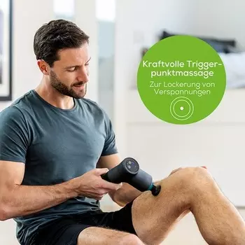 Массажный пистолет Mg 185 с 5 насадками и 9 уровнями интенсивности, Beurer