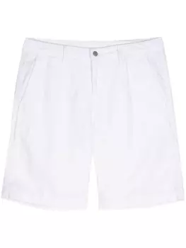 Massimo Alba шорты Vela со складками, белый