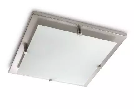 Massive 32116/17/10 Потолочный светильник, гостиная и спальня, матовый хром, металл, R7S, теплый белый свет 2800 К, галоген, 230 В, серебро