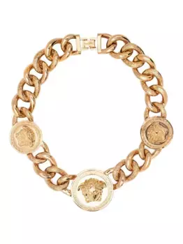 Массивная цепочка на шею с декором Medusa VERSACE, золотой