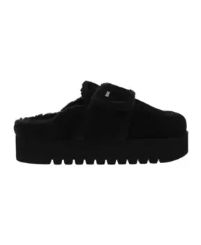 Массивное меховое пальто тедди Nubikk, черный