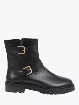 Массивные байкерские ботинки из натуральной кожи noosa Jones Bootmaker, черный