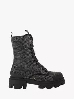 Массивные байкерские ботинки trekker KG Kurt Geiger, черный