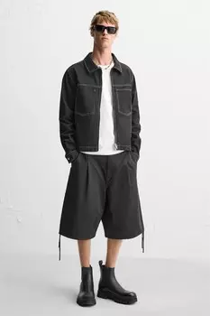 Массивные ботинки «челси» ZARA, черный