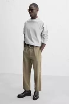 Массивные ботинки «челси» ZARA, черный