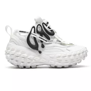 Массивные кеды унисекс с низким верхом белого цвета Ord, цвет Black/White Panda