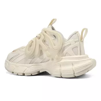 Массивные кеды унисекс с низким верхом бежевого цвета Ord