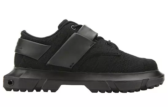 Массивные кеды унисекс с низким верхом черного цвета Norvincy