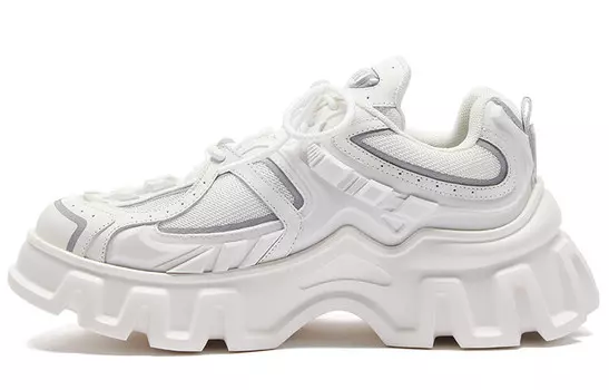 Массивные кеды унисекс с низким верхом Glaze White Ogr