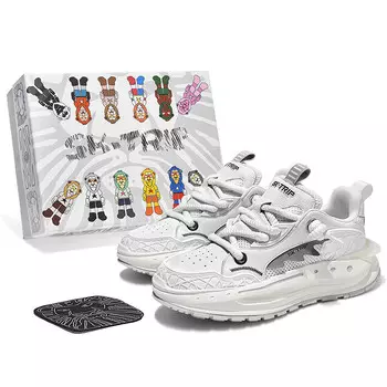 Массивные кеды унисекс с низким верхом винтажные белый Sk.Trip