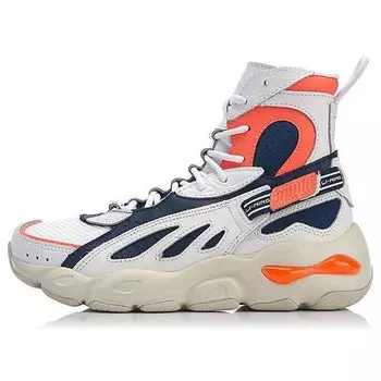 Массивные кеды xx girl butterfly sky Li-Ning, белый